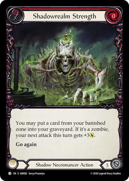 Shadowrealm Strength, Usurp the Shadow Throne IAR082