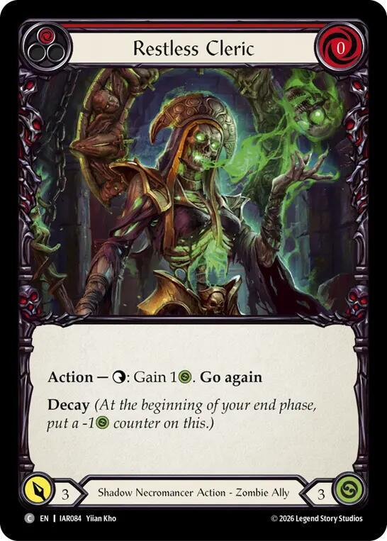 Restless Cleric, Usurp the Shadow Throne IAR084