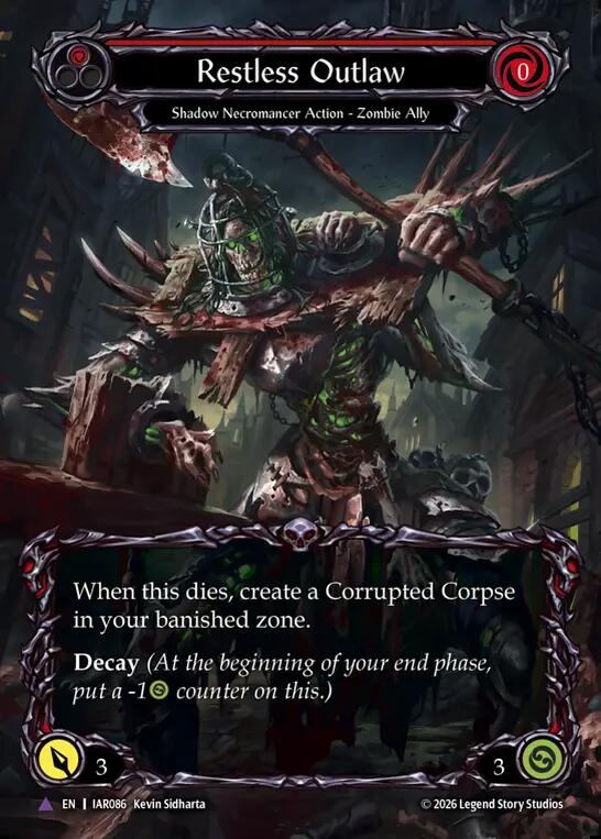 Restless Outlaw (Marvel), Usurp the Shadow Throne IAR086