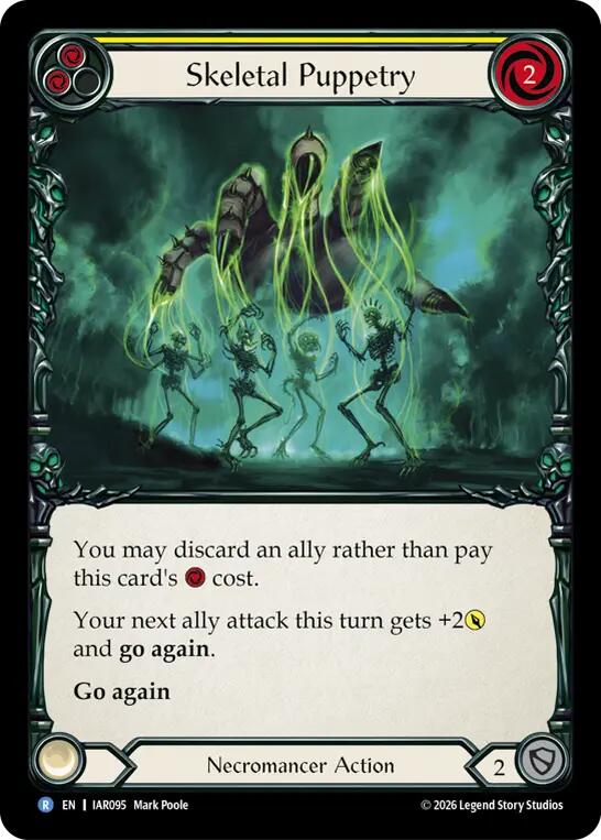 Skeletal Puppetry (Yellow), Usurp the Shadow Throne IAR095