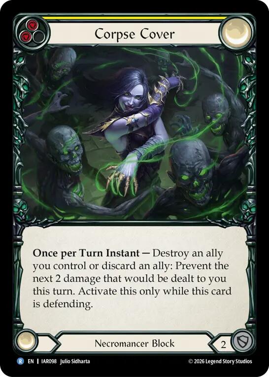 Corpse Cover (Yellow), Usurp the Shadow Throne IAR098