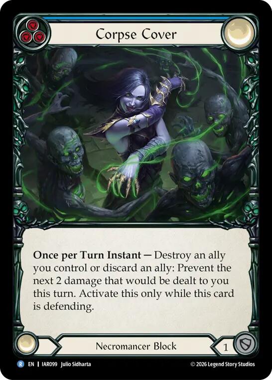 Corpse Cover (Blue), Usurp the Shadow Throne IAR099