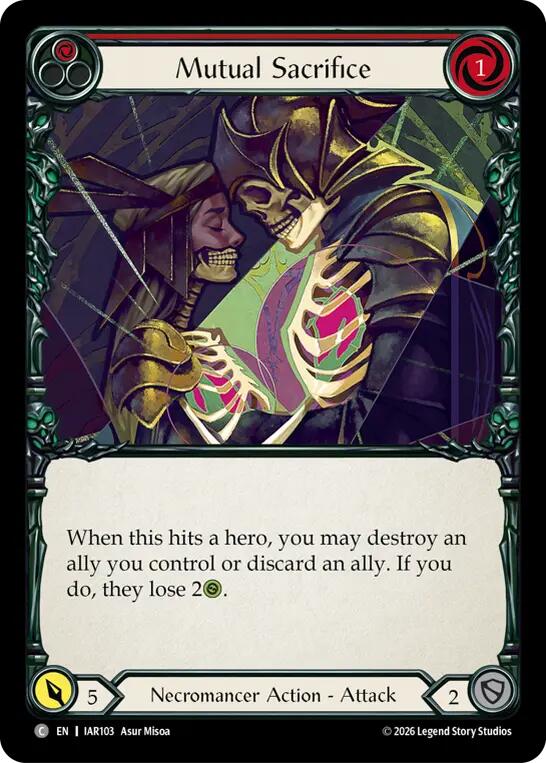 Mutual Sacrifice (Red), Usurp the Shadow Throne IAR103