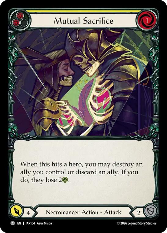 Mutual Sacrifice (Yellow), Usurp the Shadow Throne IAR104