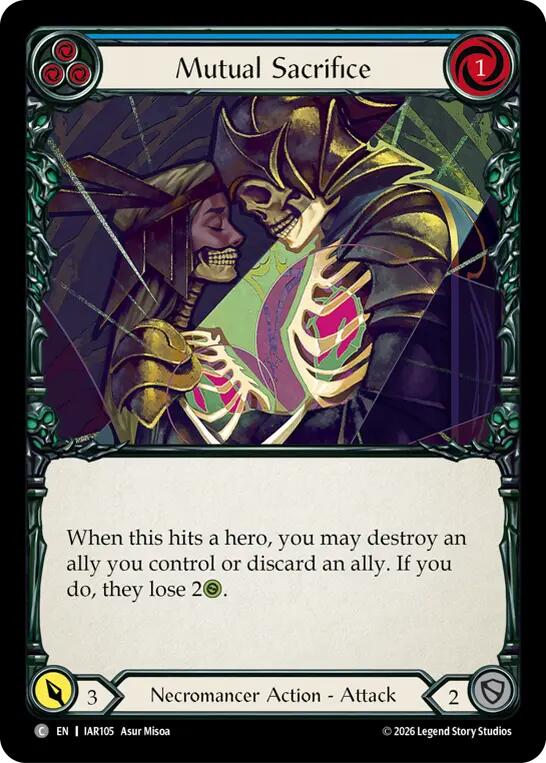 Mutual Sacrifice (Blue), Usurp the Shadow Throne IAR105