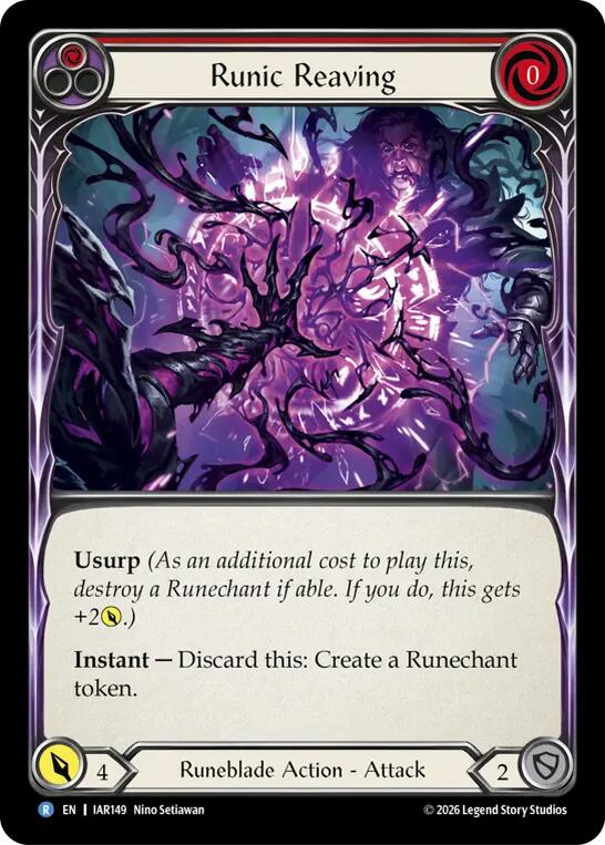 Runic Reaving (Red), Usurp the Shadow Throne IAR149