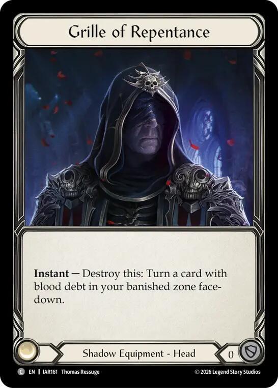 Grille of Repentance, Usurp the Shadow Throne IAR161
