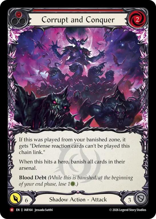 Corrupt and Conquer (Red), Usurp the Shadow Throne IAR164