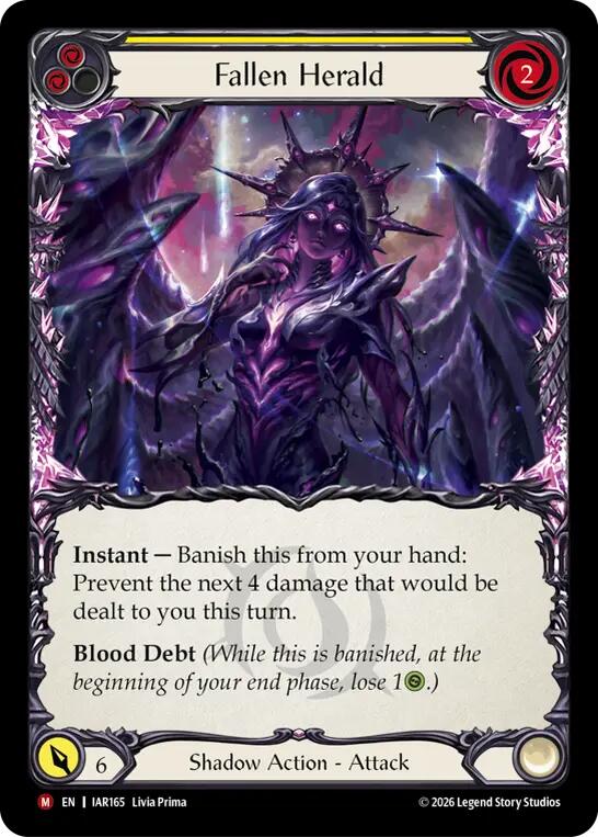 Fallen Herald, Usurp the Shadow Throne IAR165
