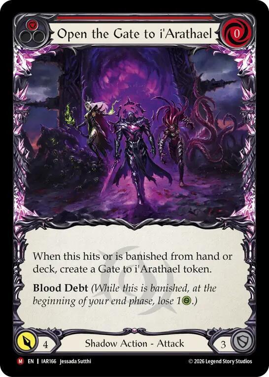 Open the Gate to i'Arathael (Red), Usurp the Shadow Throne IAR166
