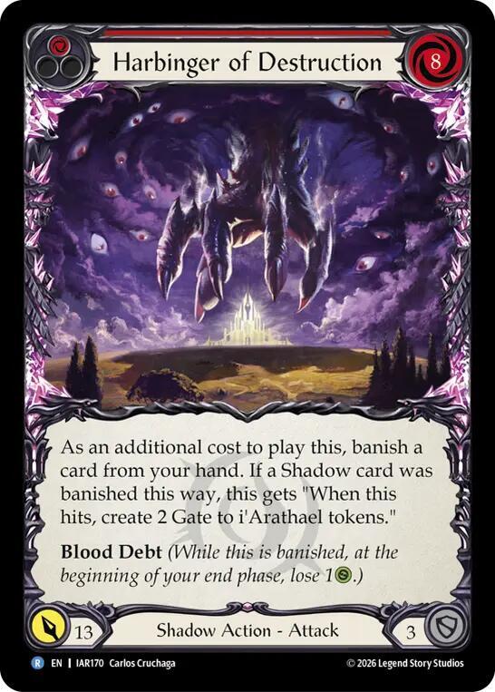 Harbinger of Destruction, Usurp the Shadow Throne IAR170