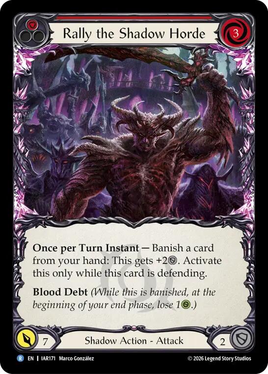 Rally the Shadow Horde (Red), Usurp the Shadow Throne IAR171