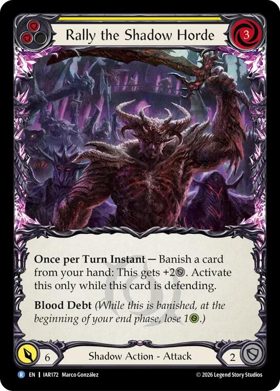 Rally the Shadow Horde (Yellow), Usurp the Shadow Throne IAR172
