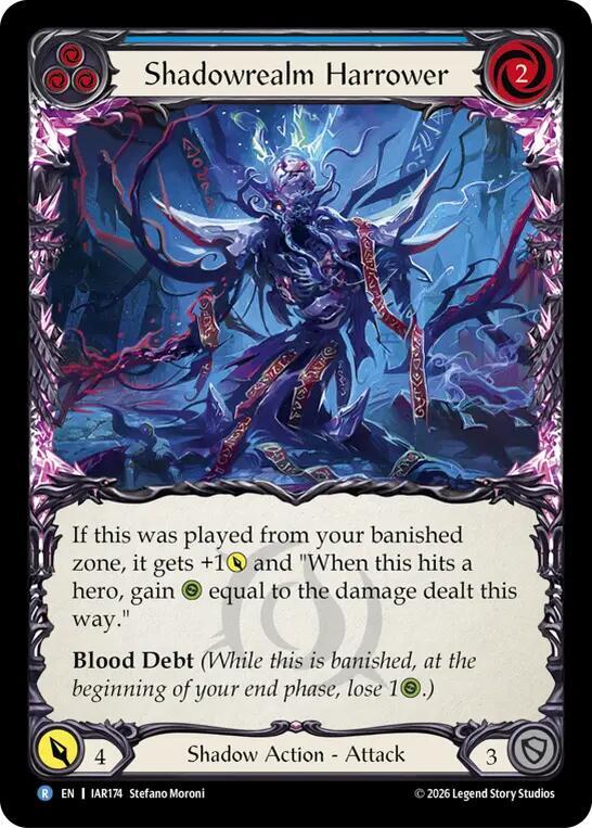 Shadowrealm Harrower (Blue), Usurp the Shadow Throne IAR174