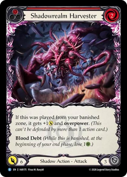 Shadowrealm Harvester (Red), Usurp the Shadow Throne IAR175