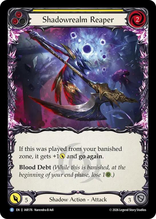 Shadowrealm Reaper (Yellow), Usurp the Shadow Throne IAR176