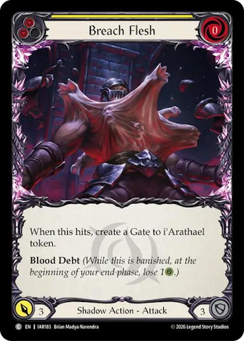 Breach Flesh (Yellow), Usurp the Shadow Throne IAR183