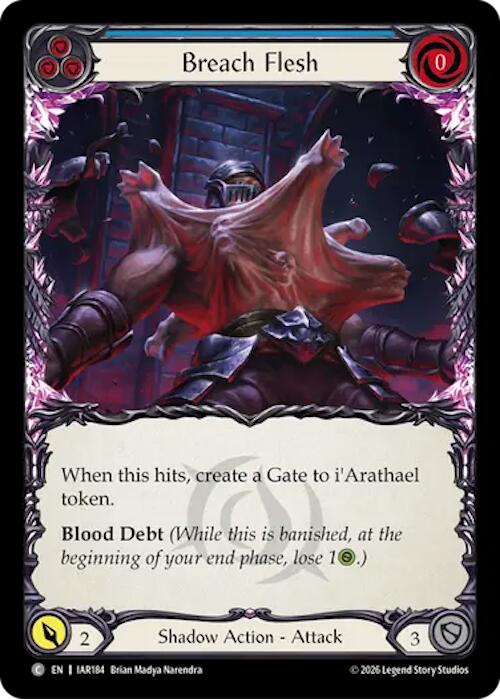 Breach Flesh (Blue), Usurp the Shadow Throne IAR184