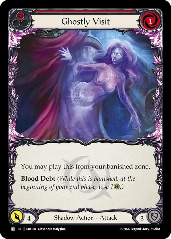 Ghostly Visit (Red), Usurp the Shadow Throne IAR188