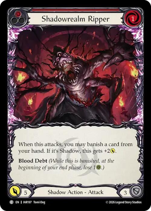 Shadowrealm Ripper (Red), Usurp the Shadow Throne IAR197