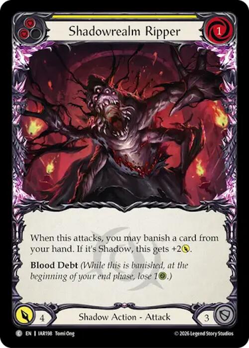 Shadowrealm Ripper (Yellow), Usurp the Shadow Throne IAR198