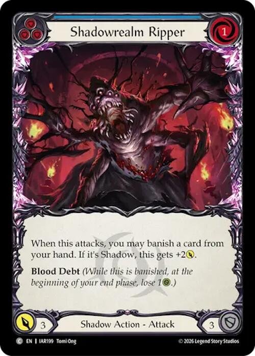 Shadowrealm Ripper (Blue), Usurp the Shadow Throne IAR199