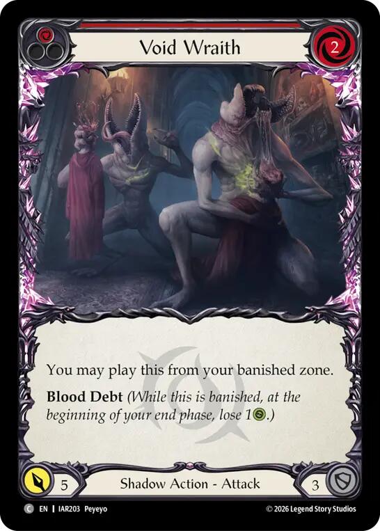 Void Wraith (Red), Usurp the Shadow Throne IAR203