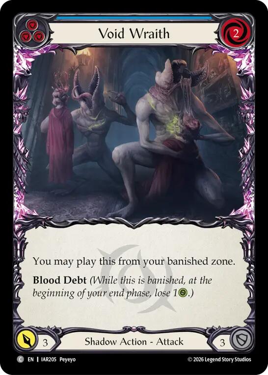 Void Wraith (Blue), Usurp the Shadow Throne IAR205