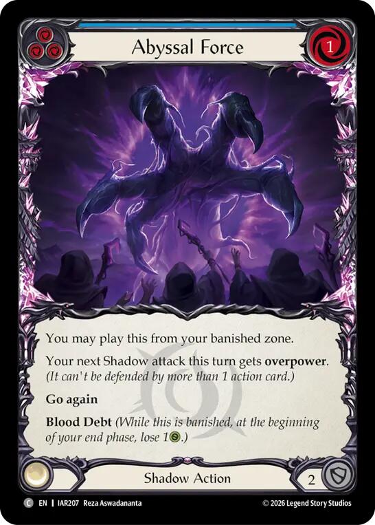 Abyssal Force, Usurp the Shadow Throne IAR207
