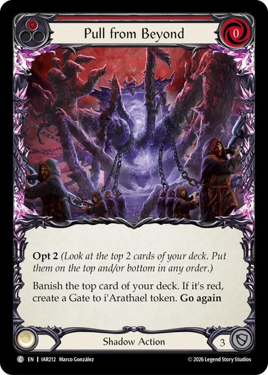 Pull from Beyond (Red), Usurp the Shadow Throne IAR212