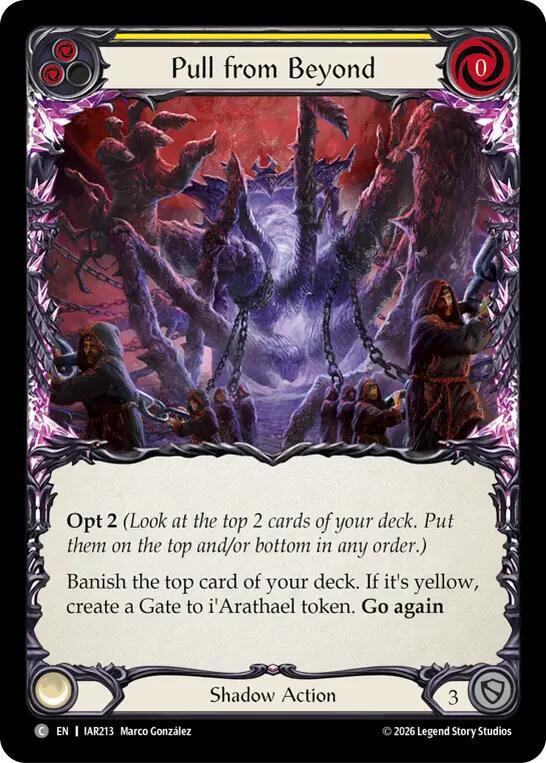 Pull from Beyond (Yellow), Usurp the Shadow Throne IAR213