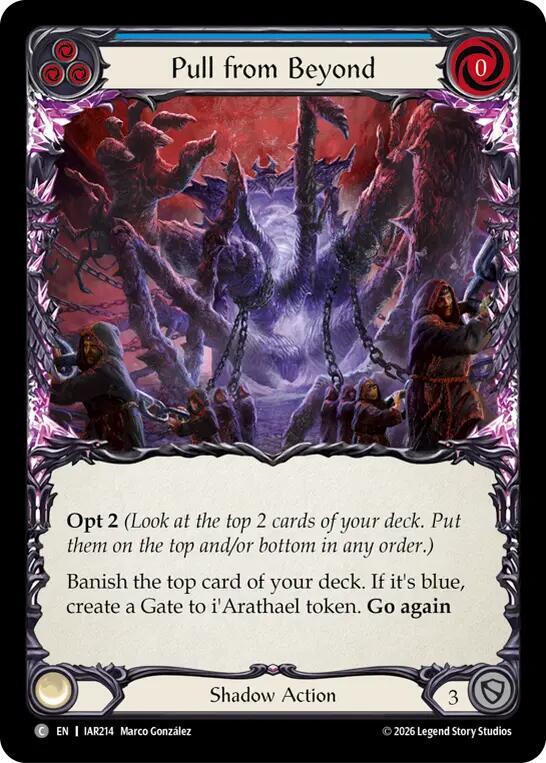 Pull from Beyond (Blue), Usurp the Shadow Throne IAR214