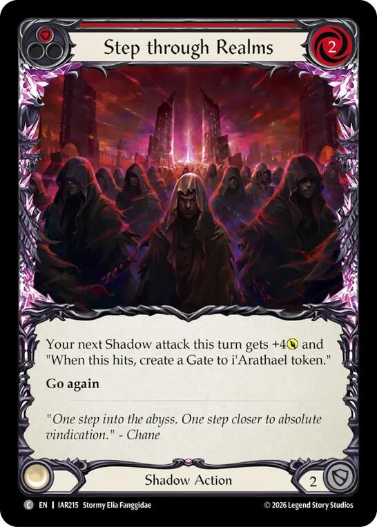 Step through Realms (Red), Usurp the Shadow Throne IAR215