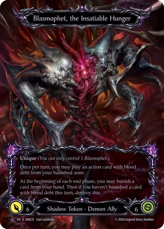 Blasmophet, the Insatiable Hunger (Marvel), Usurp the Shadow Throne IAR221