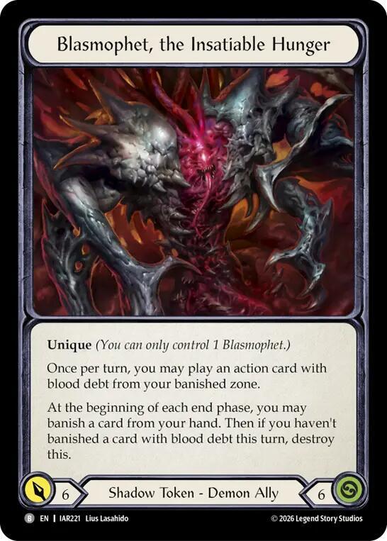Blasmophet, the Insatiable Hunger, Usurp the Shadow Throne IAR221