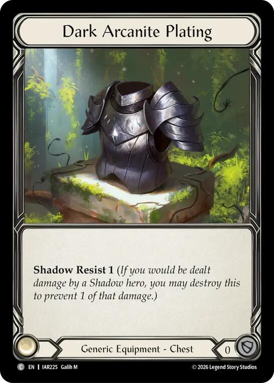 Dark Arcanite Plating, Usurp the Shadow Throne IAR225