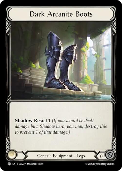 Dark Arcanite Boots, Usurp the Shadow Throne IAR227