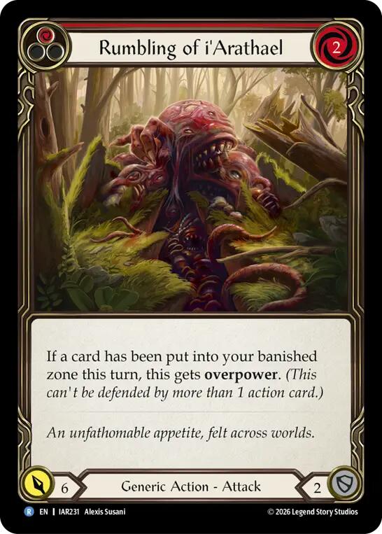 Rumbling of i'Arathael, Usurp the Shadow Throne IAR231
