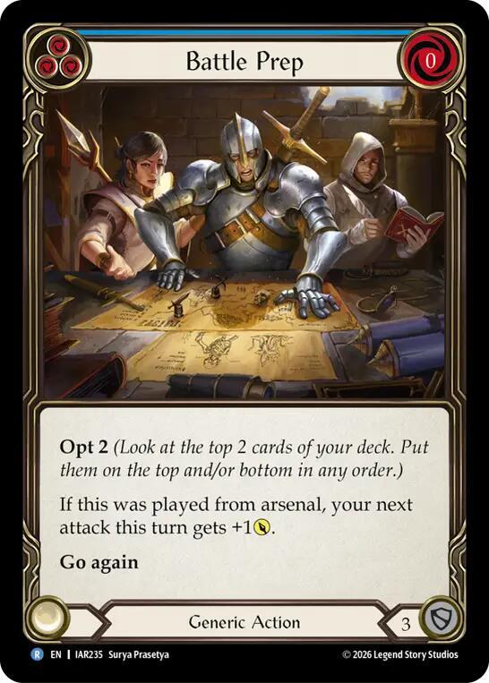 Battle Prep (Blue), Usurp the Shadow Throne IAR235