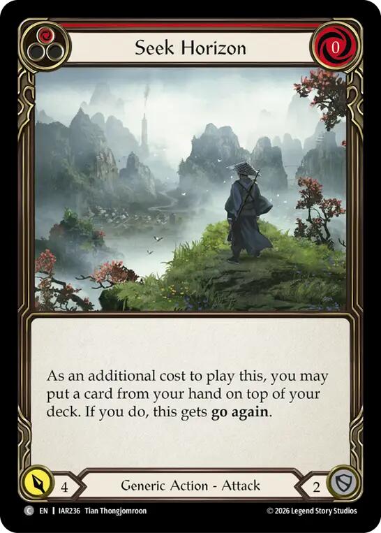 Seek Horizon (Red), Usurp the Shadow Throne IAR236