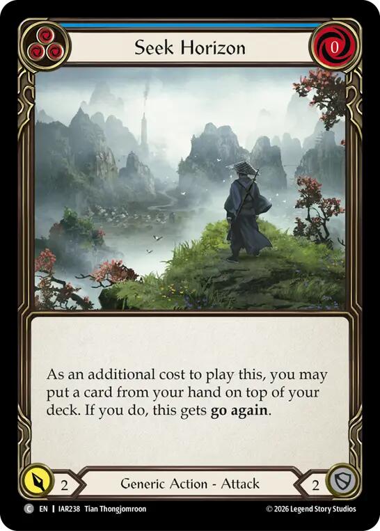 Seek Horizon (Blue), Usurp the Shadow Throne IAR238