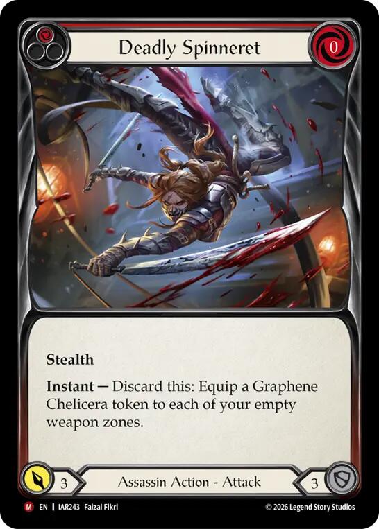 Deadly Spinneret, Usurp the Shadow Throne IAR243