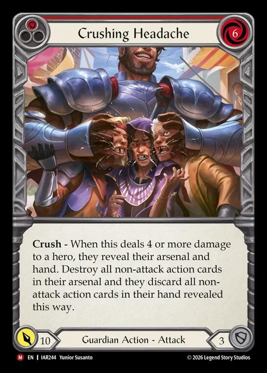 Crushing Headache, Usurp the Shadow Throne IAR244