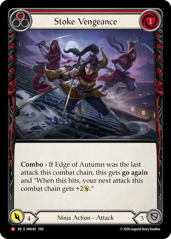 Stoke Vengeance, Usurp the Shadow Throne IAR245
