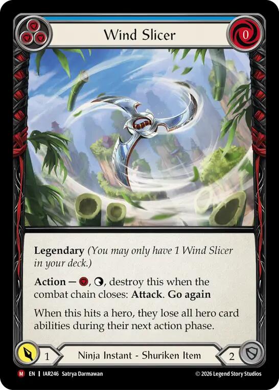 Wind Slicer, Usurp the Shadow Throne IAR246