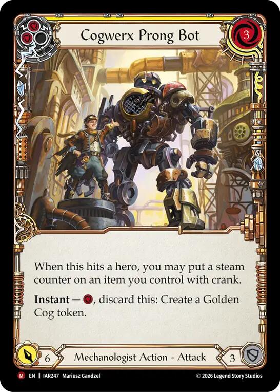 Cogwerx Prong Bot, Usurp the Shadow Throne IAR247