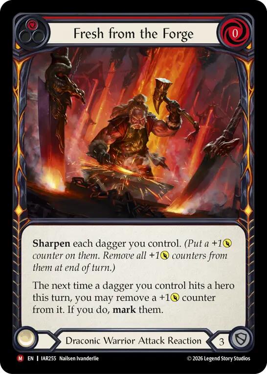 Fresh from the Forge, Usurp the Shadow Throne IAR255