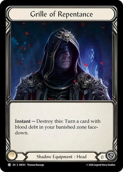 Grille of Repentance, Usurp the Shadow Throne Pre-release Cards IAR161