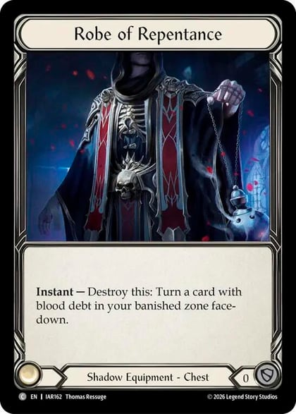 Robe of Repentance, Usurp the Shadow Throne Pre-release Cards IAR162