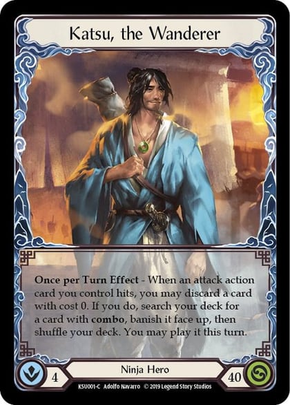 Katsu, the Wanderer, Hero Deck: Katsu KSU001